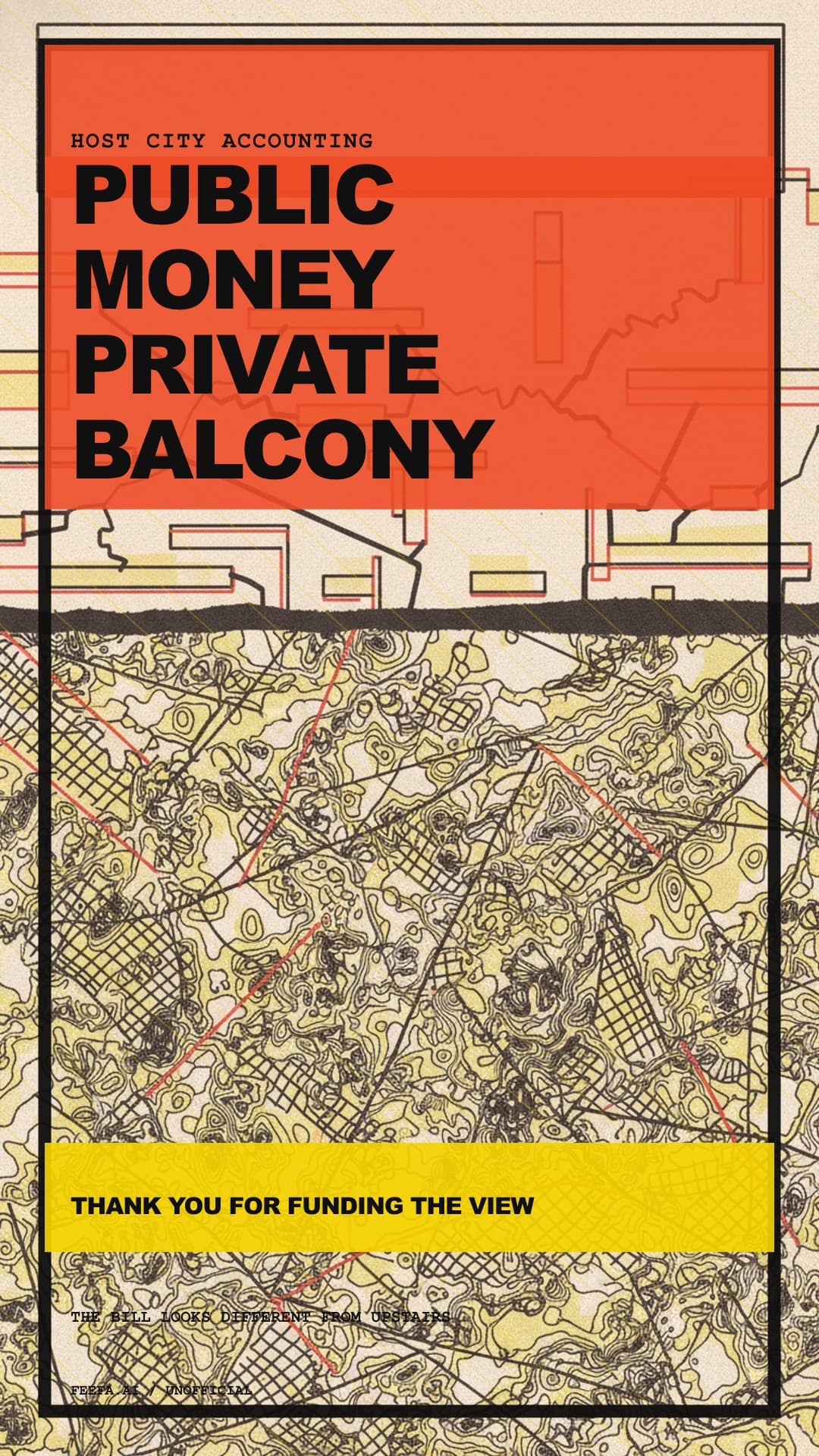 PUBLIC COST, PRIVATE TOAST poster preview